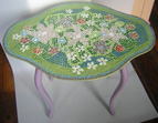 Flower End Table mosaic