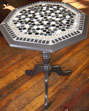 Black and white table mosaic