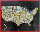 Larry's map mosaic